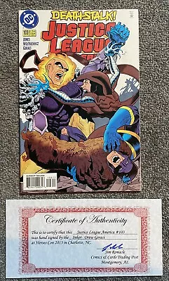 Buy SIGNED Justice League America #103 (NM) `95 - Signed By The Inker Drew Geraci • 5£