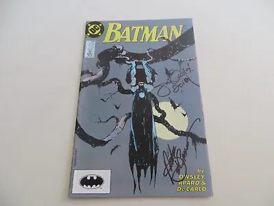 Buy 1989 Vintage Dc Batman # 431 Signed 2x James Owsley & Mike Decarlo Coa & Poa • 39.49£