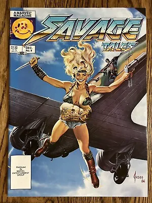 Buy Savage Tales Magazine V.2 #8 Early Joe Justo Cover Art Marvel 1986 NM • 19.79£