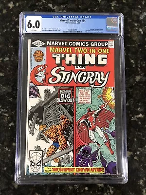 Buy Marvel Two-In-One 64 CGC 6.0 1980 1st Serpent Squad - BUY 1, GET $15 OFF Any 2 • 31.47£
