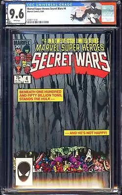 Buy Marvel Super Heroes Secret Wars #4 CGC 9.6 (1984) 1st App Zsaji! L@@K! • 91.61£