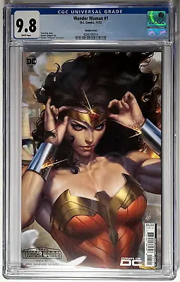 Buy Wonder Woman #1 Cgc 9.8 Nm/m Stanley Artgerm Lau Variant Edition Dc Comics • 38.49£