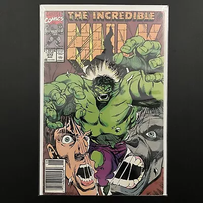 Buy The Incredible Hulk #372, FN Return Of Green Skinned Hulk Key Issue • 4.74£
