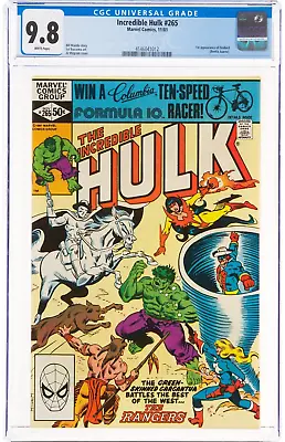 Buy 🔥 Incredible Hulk #267 CGC 9.8 WP NM/MT Marvel 1982 1st Appearance Brian Banner • 148.28£