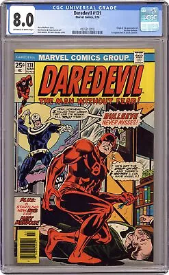 Buy Daredevil #131 CGC 8.0 1976 4155317010 1st App. New Bullseye • 308.23£
