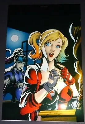 Buy The House Of Secrets #92 .homage Laminated Print (punch-line & Harley Quinn) • 23.71£