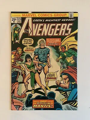 Buy Avengers-Earth’s Mightiest Heroes, The Origins Of Mantis, May 1974, No.123,VF • 25£