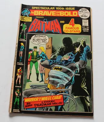 Buy DC Comics Brave And The Bold  #100 VF  Black Canary Batman Also Deadman Thriller • 14.38£