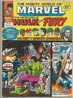Buy The Incredible Hulk And Fury #258 : Vintage Comic Book : September 1977 • 6.95£