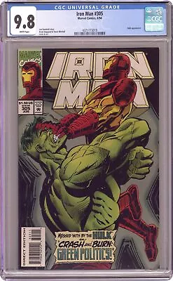 Buy Iron Man #305 CGC 9.8 1994 4371115019 1st Full App. Hulkbuster Armor • 116.51£