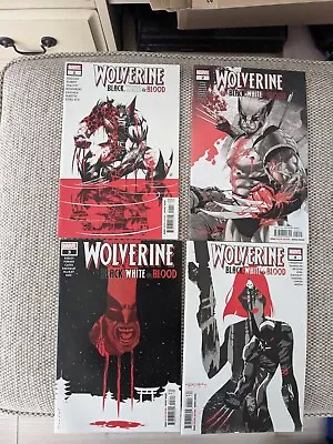 Buy Wolverine Black White And Blood #s 1-4 • 14.99£