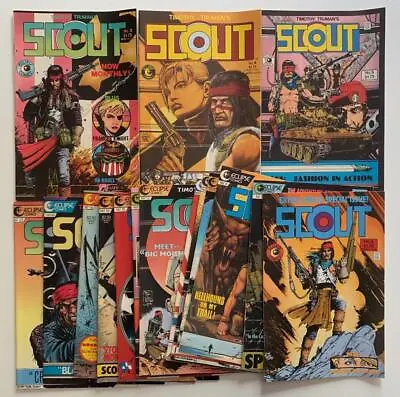 Buy Scout #3 To #23 (missing 4) (Eclipse Comics 1985) 17 X FN- To VF+ Comics • 59£