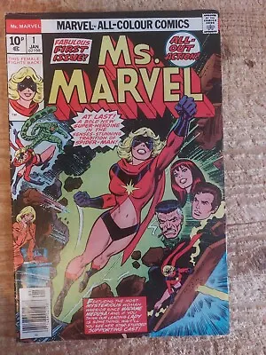 Buy Ms Marvel #1 (1977) 1st Carol Danvers As Ms Marvel FINE • 49.99£