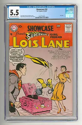 Buy Showcase #10 CGC FN- 5.5 Second Ever Lois Lane • 425£