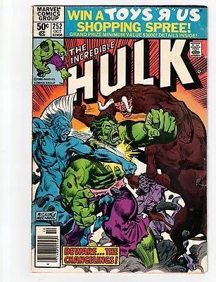 Buy The Incredible Hulk #252 Marvel Comics Newsstand Good FAST SHIPPING! • 1.60£