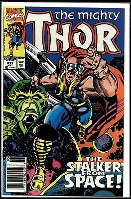 Buy 1990 Mighty Thor #417 Newsstand Marvel Comic • 2.39£