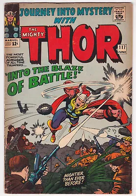 Buy Journey Into Mystery #117 Very Good 4.0 Thor Stan Lee Jack Kirby Art 1965 • 25.22£