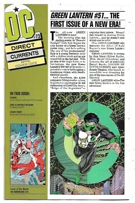 Buy Direct Currents #73 Green Lantern #51 / The Mystery Play FN (1994) DC Comics • 5£