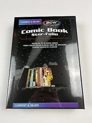 Buy BCW Comic Book Stor-Folio, Current & Silver Age, Holds Up To 15 Comic Books • 12.38£