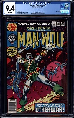 Buy Marvel Premiere #45 CGC 9.4 - White Pages • 118.59£