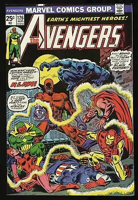 Buy Avengers #126 NM 9.4 Klaw Appearance! Wilson/Esposito Cover Art! Marvel 1974 • 38.57£