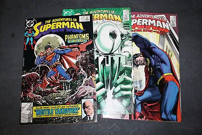 Buy 3 X The Adventures Of Superman - 80s (Copper Age) US DC - Jerry Ordway Comic Art • 8.58£