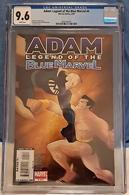 Buy Adam: Legend Of The Blue Marvel #4  CGC 9.6  WHITE PAGES  • 102.49£