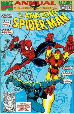 Buy Amazing Spiderman Annual # 25 (Guest: Iron Man, 1st Venom Story Only) (USA,1991) • 8.59£
