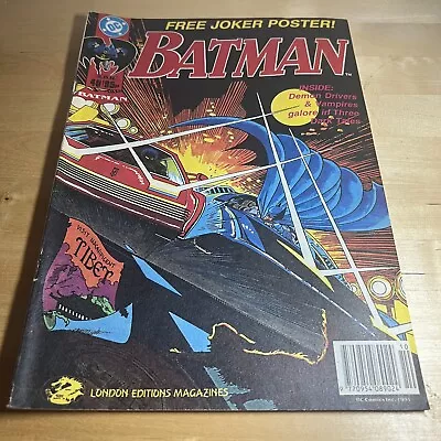 Buy Batman Issue 40 October 1991 UK DC London Edition Magazine Comic (No Poster) • 6£