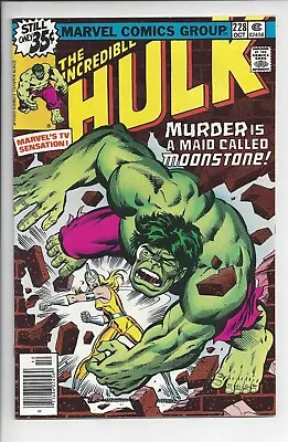 Buy The Incredible Hulk #228 NM (9.2) 1978 🔑1st Comic App Of Moonstone🔑 • 78.84£