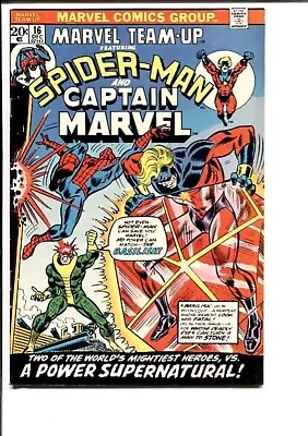Buy Marvel Team-up 16 Vf-nm Cptain Marvel 1973 • 23.83£