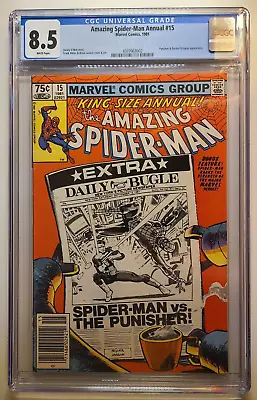 Buy Amazing Spider-Man Annual #15- CGC 8.5 (1981) - Frank Miller Punisher • 35.56£