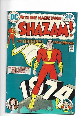 Buy SHAZAM! No.11 Captain Marvel DC Mar 1974 4.0 VG Condition 2nd Copy (see Scans) • 5.99£