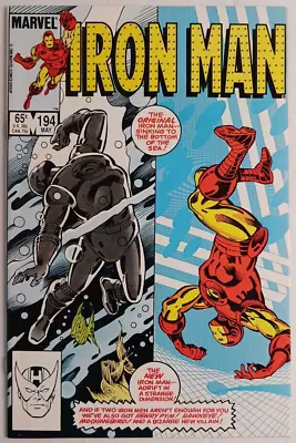 Buy Iron Man #194 ~ Marvel Comics 1985 ~ DIRECT EDITION ~ WHITE PAGES ~ NM • 3.19£