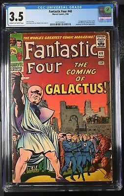 Buy Fantastic Four #48 CGC VG- 3.5 1st Full Galactus! Silver Surfer! Marvel 1966 • 787.64£