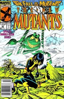 Buy New Mutants, The #60 (Newsstand) FN; Marvel | Fall Of The Mutants - We Combine S • 5.50£
