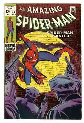 Buy Amazing Spider-man #70 6.0 // 1st Cameo Appearance Vanessa Fisk Marvel 1969 • 106.82£