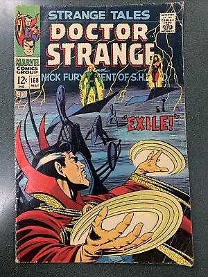 Buy Strange Tales #168 (Marvel, 1968) Final Issue Before Retitle Dan Adkins GD/VG • 26.02£
