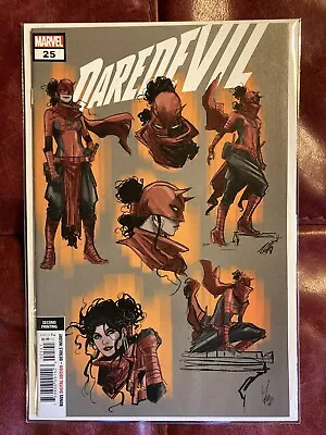 Buy Daredevil #25 2nd Print 1:25 Marco Checchetto Design Variant NM-NM+🧨🧨 • 19.78£