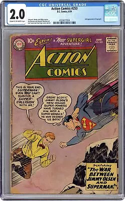 Buy Action Comics #253 CGC 2.0 1959 4320677004 • 83.01£