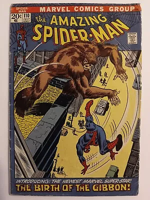 Buy Amazing Spider-Man # 110 Key Final Stan Lee Original ASM Story 1st Gibbon Romita • 11.84£