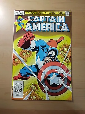Buy Captain America #275 (marvel 1982) 1st. Appearance 2nd. Baron Zemo - Zeck Vf- • 10.33£
