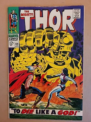 Buy Thor #139 Apr 1967 Ulik 1st Sif Cover Lee Kirby Silver Age Marvel Very Fine+ • 72.74£