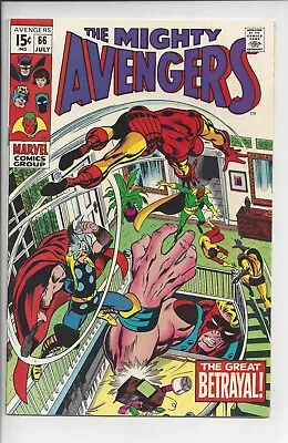Buy Avengers #66 VF(8.0) 1969 - 1st Adamantium - Barry Smith Interior Art • 67.96£