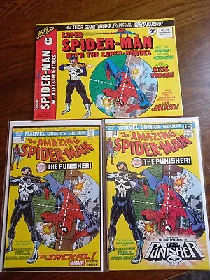 Buy Marvel The Amazing Spiderman 129 1st Appearance The Punisher X 3 Variants • 149.99£