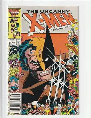 Buy Uncanny X-men #211 Newsstand Variant Nm First Appearance Of The Marauders Marvel • 11.83£