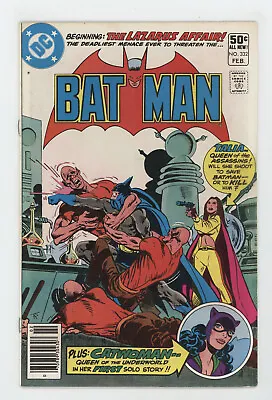 Buy Batman 332 DC 1981 FN VF Jim Aparo Talia Al Ghul 1st Catwoman Solo • 27.67£
