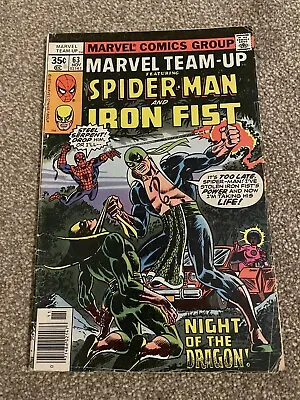 Buy Marvel Comics Team Up Spider-Man And Iron Fist #36 (1977) • 3£