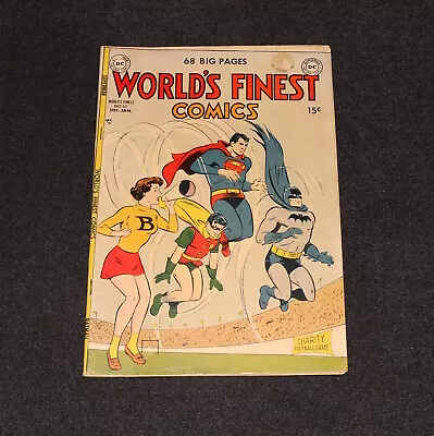 Buy DC Comics World's Finest #55 Batman Superman Golden Age • 181.29£