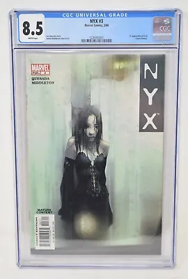Buy NYX 3 Marvel 2004 CGC 8.5 1st X-23 Wolverine Laura Kinney Joshua Middleton • 490.18£